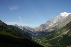 Tour del Monte Bianco panorama